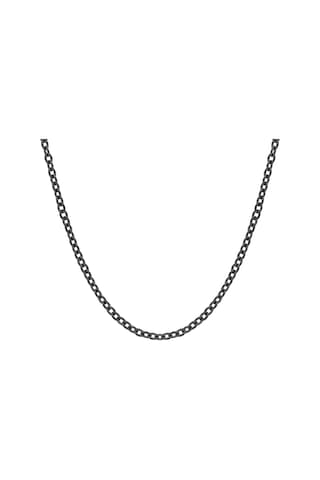 Chavin Siyah 60 Cm. 3 Mm. Bayan Erkek Çelik Zinciri Df32Sy Siyah
