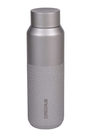 Gümüş Rengi Paslanmaz Çelik Metal Matara 550 ML Kapaklı No:98