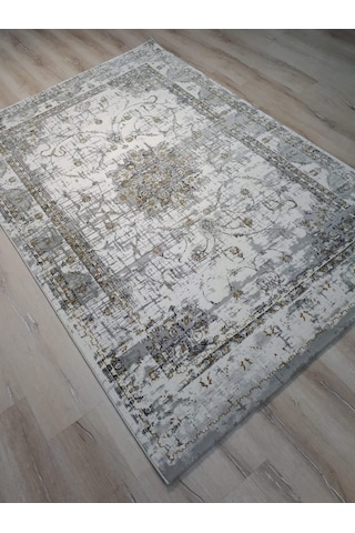 Saray Halı Palet Sh323Lj0 Gri Hardal Halı 160 x 230 CM