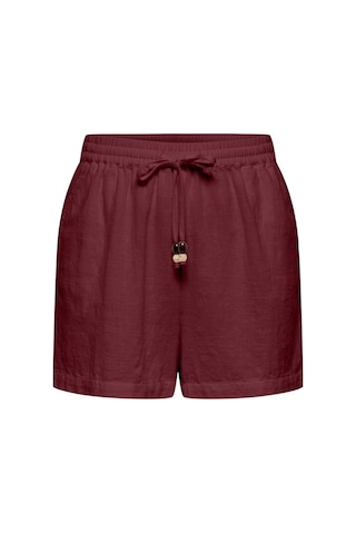 Only Onlswar Thyra Pull Up Shorts Wvn Kadın Kırmızı Şort - 15378514