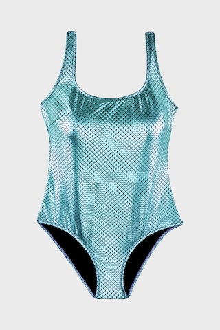 Slipstop Elvira Green Uv Korumalı Parlak Mayo Bayan Mayo Sm2644000015 Yeşil