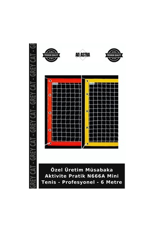 Özel Üretim Müsabaka Aktivite Pratik N666a Mini Tenis - Profesyonel - 6 Metre