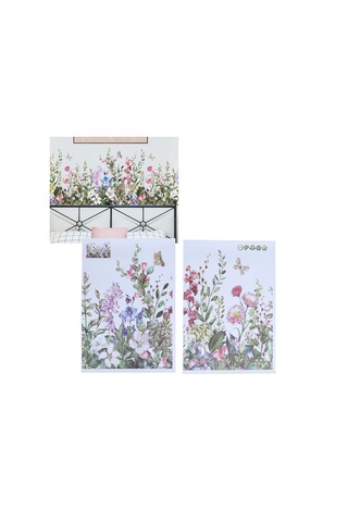 Shineyee Canlı Bitki Desenli Otomatik Yapışkan Duvar Sticker, Canlı Renkler, Pvc Materyal, Ev Dekorasyonu İçin, 50x35cm, 2 Adet, Kolay Kurulum Diğer