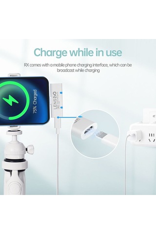 Lensgo 518c 5 Renkli Kablosuz Yaka Mikrofonu iOS Uyumlu