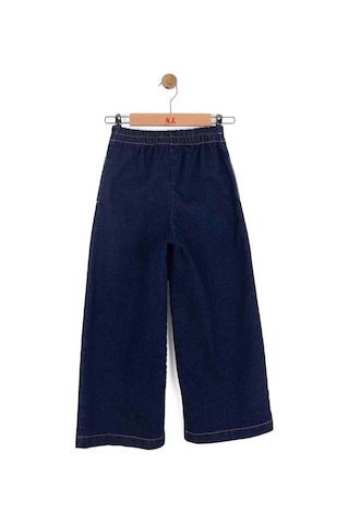Nk Kids Kız Çocuk Pileli Pantolon Nk-51710 Koyu-mavi