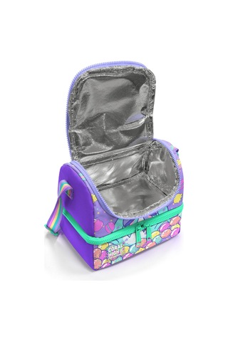 Coral High Kids Milka Şeker Ayıcık Desenli Thermo İki Katlı Beslenme Çantası 37202 124-Pembe
