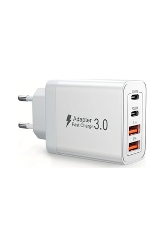 Xuweiwei 1 Bilgisayar Usb C Sarj Cihazi Cift Portlu Pd Qc Hizli Sarj Karti İphone Samsung Telefon Tablet Uyumlu Altın