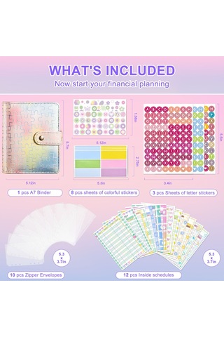 Tuomeng A7 Puzzle Ledger Taşınabilir Cep Gevşek Yaprak Defter Mor