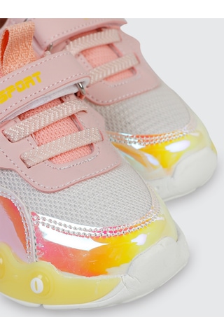 Civil Sport Kız Çocuk Spor Ayakkabı 21-25 Numara Pudra Pudra