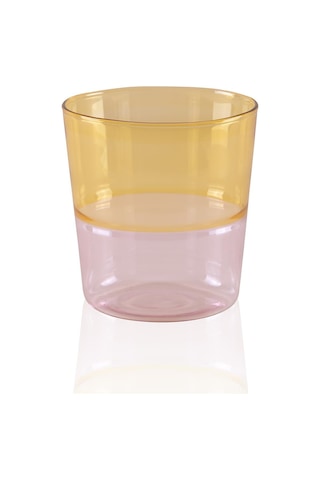 The Mia Rainbow Su Bardağı Sarı 320 Ml Şeffaf