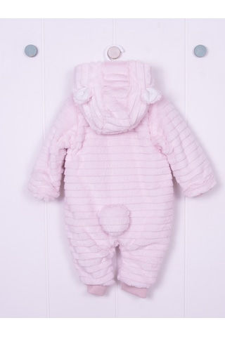 Kidaxi Sevimli Ayıcık Bebek Pembe Tulum 3-6/6-9/9-12/18-24 Ay Pembe