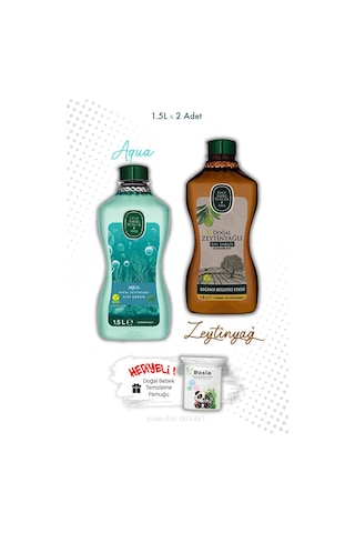 Eyüp Sabri Tuncer Aqua Ve Zeytinyağlı 1.5l Sıvı Sabun Ve Rosıe