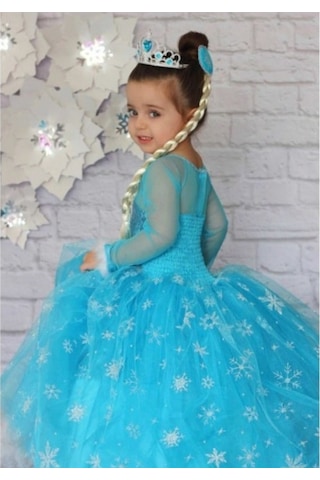 Elsa Kostümü Mavi
