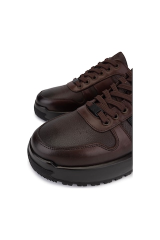 Tamer Tanca Erkek Hakiki Deri Kahverengi Sneakers & Spor Ayakkabı 298 3202-1626 Erk Ayk Sk25-26 Khv Slvr/khv Alkl Kahverengi