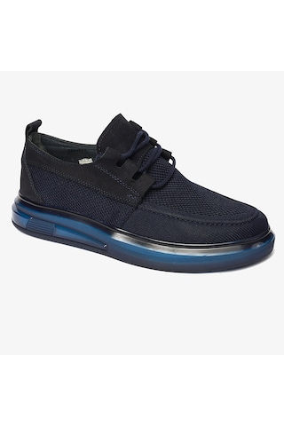 Greyder 62597 Erkek Lacivert Hakiki Deri Casual Ayakkabı-518 Lacivert