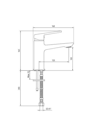 Eca Ar Fine 102188143 Lavabo Bataryası Krom