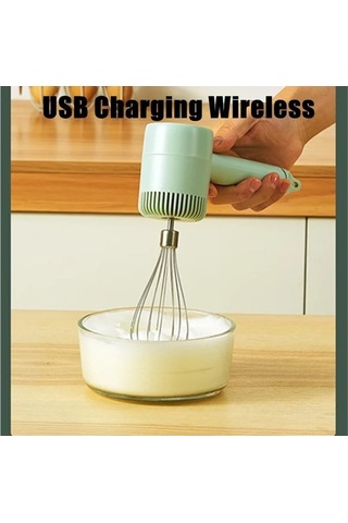 Ulzyvf Yumurta Ve Pişirme Otomatik Mini Mikser Krem Krem Kek Kablosuz Hamur Ev Elektrikli Elektrikli El Çırpıcı Çırpıcı Çırpıcı Çırpıcı Beyaz Beyaz Bw Beyaz