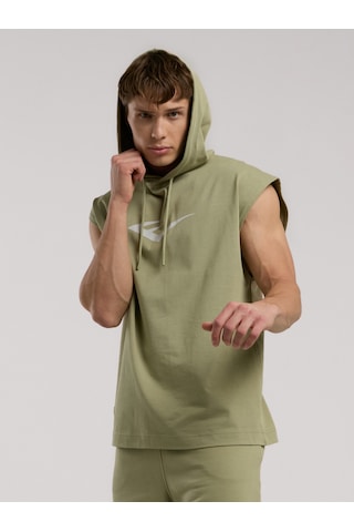 Everlast Ever Classics Oversize Yeşil Erkek Kolsuz Sweatshirt Yeşil