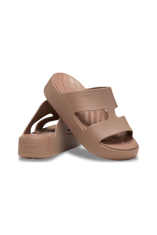 Crocs Getaway Platform H-strap Kadın Terlik Cr209409 Crc.2q9 Kahverengi