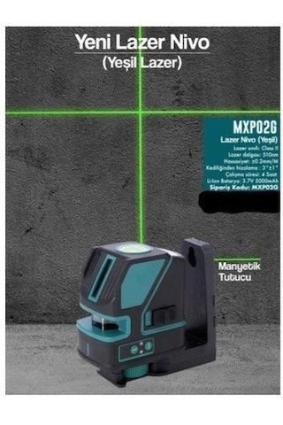 Max-extra Mxp02g Yatay Dikey Nokta Yeşil Lazer  Nivo