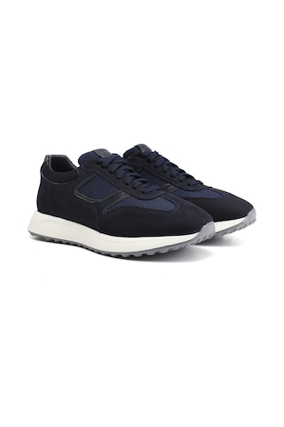 Gönderi(R) Gönderi R Erkek Lacivert Süet Bağcıklı Hakiki Deri Sneaker Ddma83531647