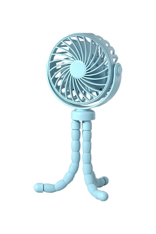 Skycity Taşınabilir El Tipi Vantilatör Esnek Ahtapot Üçayaklı Masaüstü Vantilatör Bebek Arabası / Beşik Askılı D