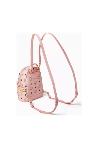 Mcm Mini Stark Pudra Pembe Stud Detaylı Lüks Sırt Çantası 171bat