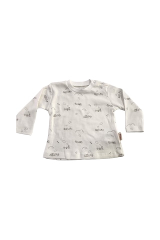 Tiffany Route-8413 Organik Alt & Üst Takım - Ekru