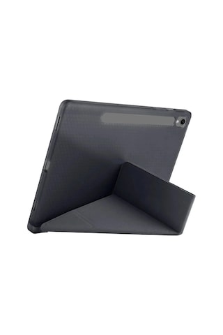 Mey İthalat Samsung Galaxy Uyumlu Tab S10 Fe Plus 13.1 Kalemlikli Mars Tablet Kılıfı - Siyah Arka Kapak