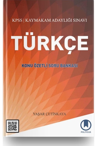 Politicus Türkçe Konu Özetli Soru Bankası Kaymakamlık Sınavı Kpss