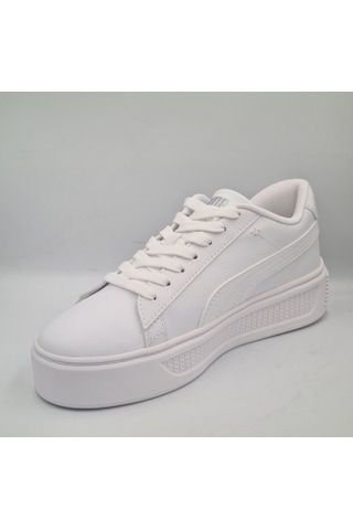 Puma Smash Platform V3 Tdp Beyaz Kadın Sneaker Spor Ayakkabı Beyaz