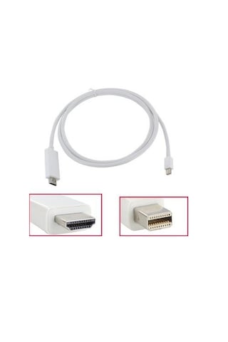Mini Displayport To Hdmi Çevirici Dönüştürücü Adaptör Kablosu 3