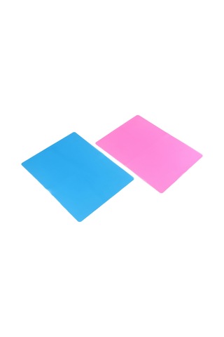 2 Paket A3 Ekstra Büyük Silikon Levha Kalıpları Mat, Mavi Ve Pembe Diğer