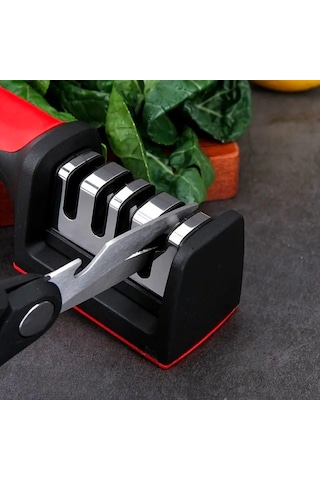 Buffer 4 Aşamaları Kaymaz Taban Hızlı Makas Bıçak Bileyicisi