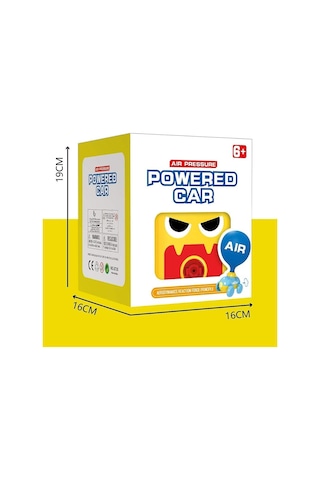 Balon Araba Oyuncak Fırlatma Seti, Balonla Çalışan Fırlatma Arabası, Balon Havayla Çalışan Araç Seti, Balon Yarış Arabası Oyuncak Yaratıcı Şişme 16 Balon Diğer