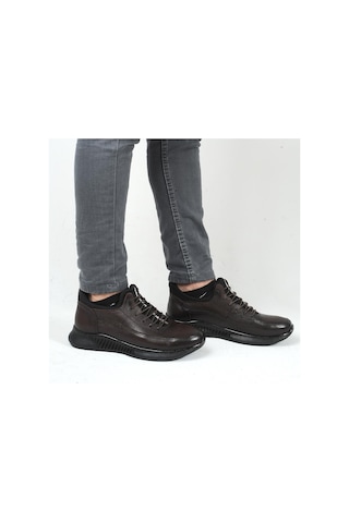 Dropland 8351 Kahve Milano %100 Deri Erkek Casual Ayakkabı Kahverengi