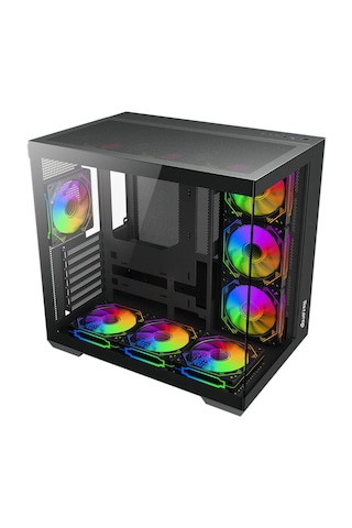 Revenge Supernova 7 RGB Fanlı ATX Temperli Cam Panel Akvaryum Oyuncu Bilgisayar Kasası