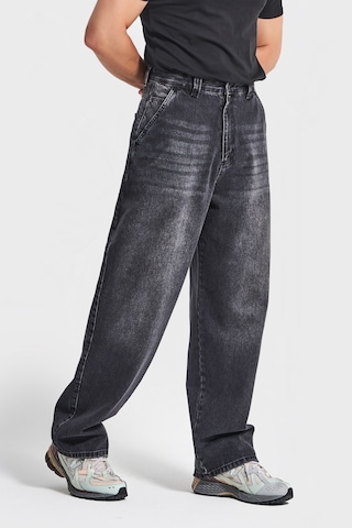 Itsbasic Erkek Füme Rengi 2w5-1 Skater Fit Bol Kesim %100 Koton Denim Jean