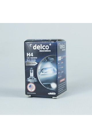 Delco U.s.a H4 90/100w Tablalı 45t Far Ampulü 12 Volt 10 Adet