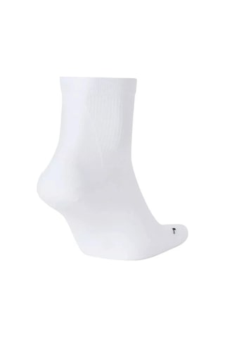 Nike Spark Lightweight Running Ankle Quarter Socks Dri-fit Reflektörlü Bilek Tekli Koşu Çorabı Beyaz
