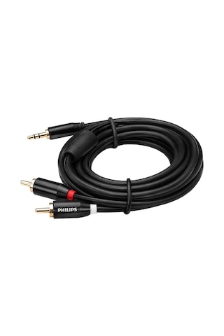 Philips Swr2121b/93 3.5mm Stereo 2 Rca Aux Ses Kablosu 3 Metre Hi-fi