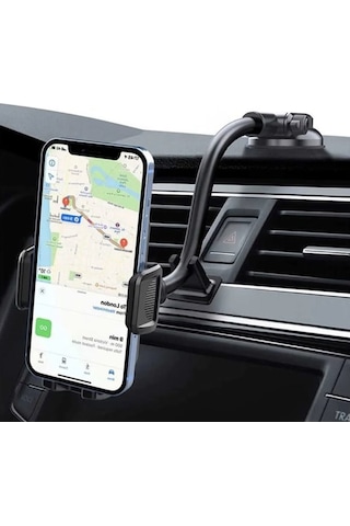 Linktech H711 Vantuzlu Uzun Kol Araç İçi Telefon Tutucu