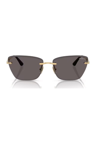 Vogue Vo 4332s 28087 59 Kadın Cat Eye Gold Metal Güneş Gözlüğü Altın