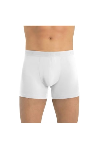 Öts Erkek Modal Boxer Modal Esnek Ve Konforlu 2641 Beyaz
