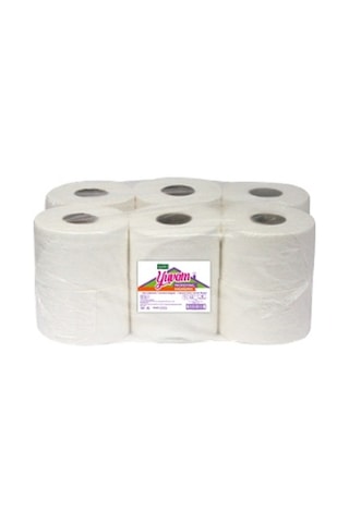 Komili İçten Çekmeli Tuvalet Kağıdı 9.8 MM 2 x 6'lı