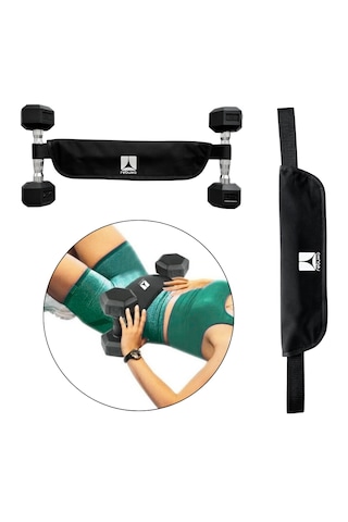 Rebuwo Hip Thrust Kemeri, Hip Thrust İçin Kalça İtme Kemeri Siyah