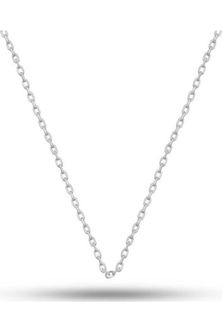 Gumush Gümüş 0 30 Mikron 55 CM Forse Kadın Zincir