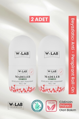 W-Lab Cosmetics Madeleb Body Care Unisex Roll-On 2 x 50 ML