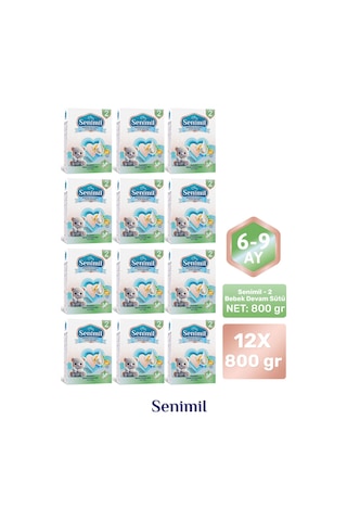 Senımıl 2 Bebek Sütü 800 G 12 Adet
