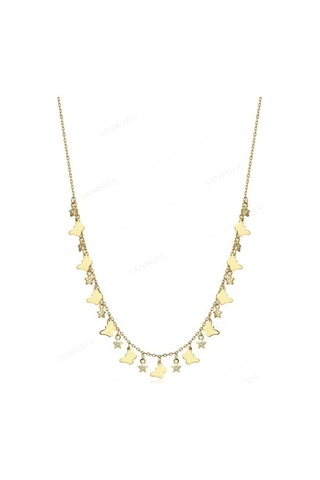 Kelebek Kombin Gümüş Takı Seti